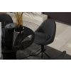 Antracitově šedá bouclé otočná jídelní židle DAN-FORM Dolo -fv-interier-25