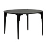 Černý jasanový stůl DAN-FORM Paragon 122 cm