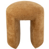 Okrově žlutá čalouněná stolička J-line Tammy 44 cm