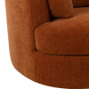 Oranžové čalouněné otočné křeslo J-line Swirl -fv-interier-25