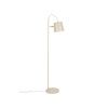 Béžová kovová stojací lampa ZUIVER BUCKLE HEAD 150 cm