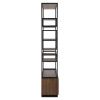 Hnědý dubový regál Richmond Bonvoy 222 x 120 cm