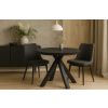 Černý rozkládací jídelní stůl Somcasa Zuri 130/180 x 130 cm -fv-interier-25