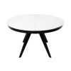 Bílý rozkládací jídelní stůl Somcasa Luna 130/180 x 130 cm -fv-interier-25