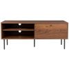 Hnědý TV stolek WLL STRIPES 120 x 40 cm