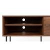 Hnědý TV stolek WLL STRIPES 120 x 40 cm -fv-interier-25