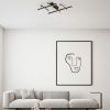 Černé kovové stropní LED světlo Nova Luce Pace 58 cm -fv-interier-25