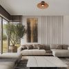 Hnědé skleněné stropní LED světlo Nova Luce Polifemo 40 cm -fv-interier-25