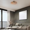 Hnědé skleněné stropní LED světlo Nova Luce Polifemo 60 cm -fv-interier-25