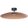 Hnědé skleněné stropní LED světlo Nova Luce Polifemo 60 cm