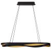 Černo-zlaté kovové závěsné LED světlo Nova Luce Radon 100 cm -fv-interier-25