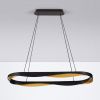 Černo-zlaté kovové závěsné LED světlo Nova Luce Radon 100 cm -fv-interier-25