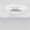 Bílé kovové stropní LED světlo Nova Luce Willow 45 cm