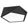 Černé kovové stropní světlo Nova Luce Darius 40 cm