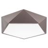 Bronzové kovové stropní světlo Nova Luce Darius 40 cm