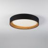 Černé kovové stropní LED světlo Nova Luce Stake 45 cm
