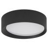 Černé kovové stropní LED světlo Nova Luce Oby 45 cm