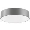 Šedé kovové stropní světlo Nova Luce Finezza 50 cm