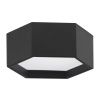 Černé kovové stropní LED světlo Nova Luce Samba 25 cm