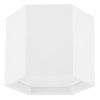 Bílé kovové stropní LED světlo Nova Luce Samba 25 cm