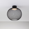 Černé kovové stropní LED světlo Nova Luce Kinetic 38 cm -fv-interier-25