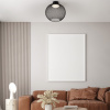 Černé kovové stropní LED světlo Nova Luce Kinetic 38 cm -fv-interier-25