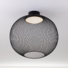 Černé kovové stropní LED světlo Nova Luce Kinetic 50 cm -fv-interier-25