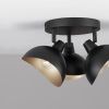 Černo-zlaté kovové stropní světlo Nova Luce Geti 18 cm -fv-interier-25