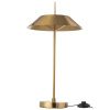 Zlatá kovová stolní LED lampa J-line Zavya