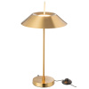 Zlatá kovová stolní LED lampa J-line Zavya
