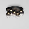 Kouřově šedé skleněné stropní LED světlo Nova Luce Kita 45 cm -fv-interier-25