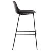 Černá plastová barová židle Kave Home Altea 75 cm -fv-interier-25