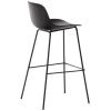 Černá plastová barová židle Kave Home Altea 75 cm