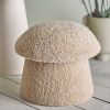 Béžový bouclé puf Bloomingville Bocca 46 cm -fv-interier-25