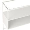 Bílý kovový toaletní stolek J-line Geom 140 x 30 cm -fv-interier-25