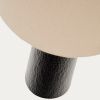 Černobílá kovová stojací lampa Kave Home Senni 129,5 cm -fv-interier-25