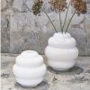 Bílá skleněná váza Bubble 20,5 cm -fv-interier-25