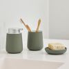Olivově zelená porcelánová miska na mýdlo Nova -fv-interier-25