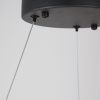 Černé závěsné LED světlo Nova Luce Breda 70 cm