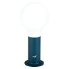 Modrá nabíjecí stolní LED lampa Fermob Aplo 26,5 cm