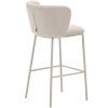 Béžová čalouněná barová židle Kave Home Ciselia 75 cm II.