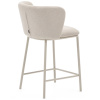 Béžová čalouněná barová židle Kave Home Ciselia 65 cm II.