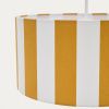 Žluté pruhované stínidlo Kave Home Ciral 40 cm -fv-interier-25