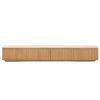 Dubový TV stolek Kave Home Helvine 200 x 40 cm