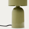 Světle zelená kovová stolní lampa Kave Home Monze -fv-interier-25