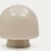 Šedá skleněná stolní lampa Kave Home Reig -fv-interier-25