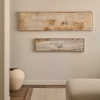 Šedý abstraktní obraz Kave Home Selnar 32 x 122 cm -fv-interier-25