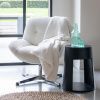 Černý dřevěný odkládací stolek J-line Colis 40 cm -fv-interier-25
