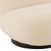 Bílé čalouněné křeslo J-line Swallow