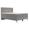 Šedá čalouněná postel NEA 180 x 200 cm, boxspring